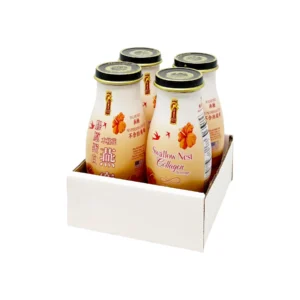 Premium Swallow Bird's Nest Collagen Drink - Hibiscus - 4 or 12 Bottles x 240ml (8 oz.)