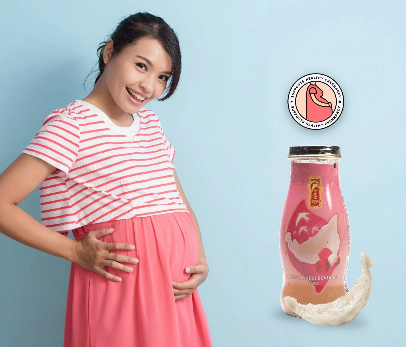 Premium Bird's Nest Drink - Lychee - 6 or 12 Bottles x 240ml (8 oz.) - Image 4