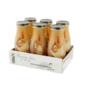 Premium Bird's Nest Drink - Longan - 6 or 12 Bottles x 240ml (8 oz.)