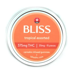 BLISS Edibles 375mg THC Tropical
